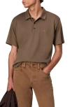 Rag & Bone Pure Pima Polo In Army
