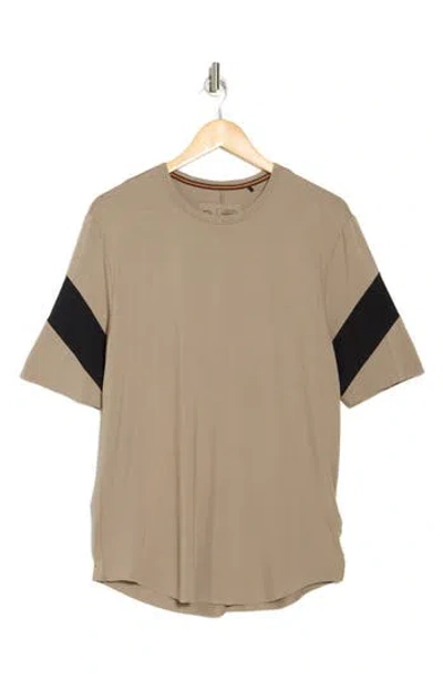 Rag & Bone Pursuit Block Jersey T-shirt In Desert