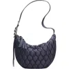 Rag & Bone Quilted Spire Mini Hobo Bag In Slate
