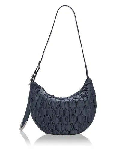 Rag & Bone Quilted Spire Mini Hobo Bag In Slate