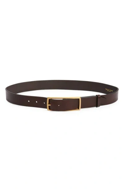 Rag & Bone Women's Rebound Texture Belt In Dark Espresso