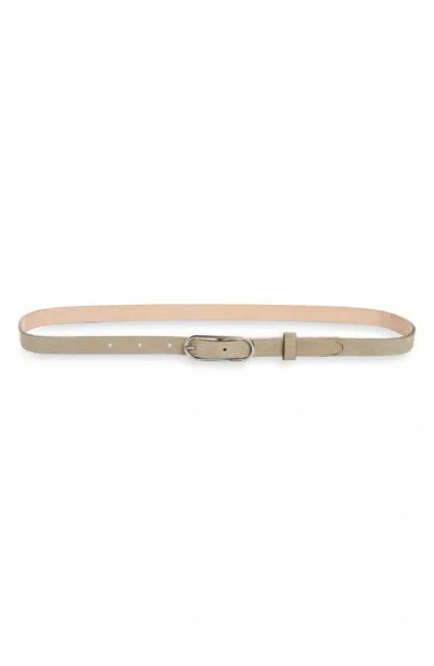 Rag & Bone Women's Baby Rounded Rebound Belt In Light Sand