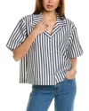 Rag & Bone Reese Shirt In Blue