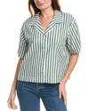 Rag & Bone Reese Shirt In Green
