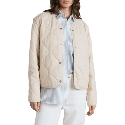 Rag & Bone Remi Quilted Jacket In Whitcream