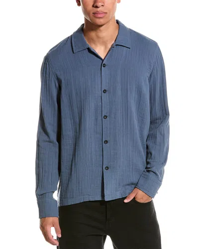 Rag & Bone Resort Gauze Avery Shirt In Blue