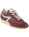 Rag & Bone Retro Runner Slim Nylon & Suede Sneaker In Purple