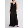 Rag & Bone Rissa Bias Cut Slipdress In Black