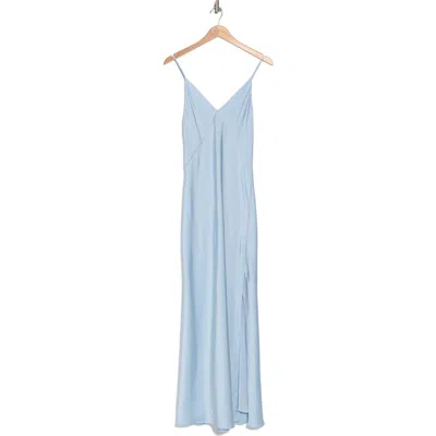 Rag & Bone Risse Satin Slipdress In Blue