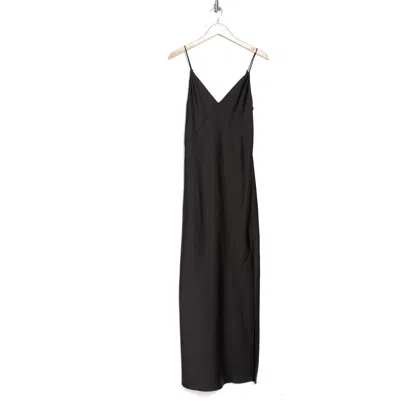 Rag & Bone Risse Satin Slipdress In Black