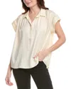 Rag & Bone Robin Silk-blend Top In White