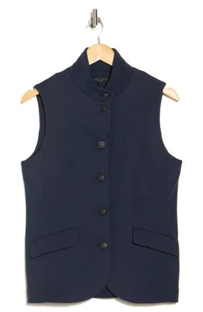 Rag & Bone Sadie Vest In Navy