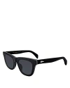 Rag & Bone Safilo Cat Eye Sunglasses, 52mm In Black