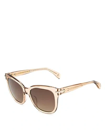Rag & Bone Safilo Cat Eye Sunglasses, 55mm In Pink