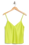 Rag & Bone Mallory Satin Camisole In Limegrn