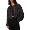 Rag & Bone Samira Sequined Bomber Jacket In Black Multi