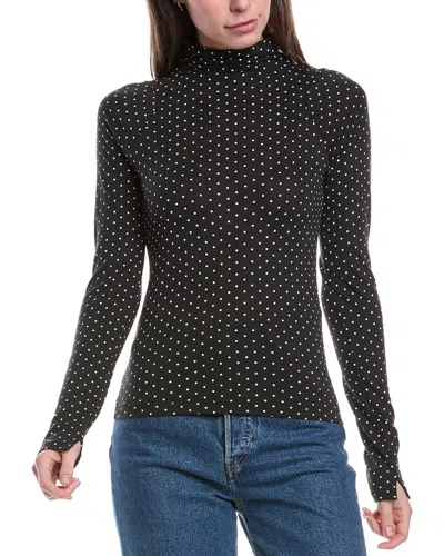 Rag & Bone Sasha Paneled Top In Black