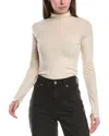 Rag & Bone Sasha Long Sleeve Knit Top In Ivory Floral