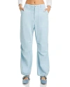 Rag & Bone Savannah High Waist Twill Utility Pants In Light Blue
