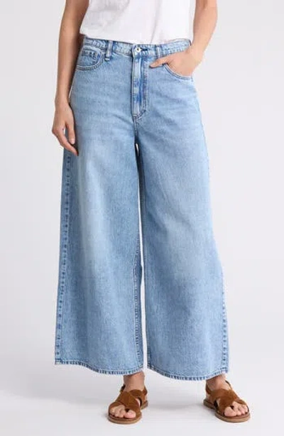 Rag & Bone Serena Crop Wide Leg Jeans In Lansdale