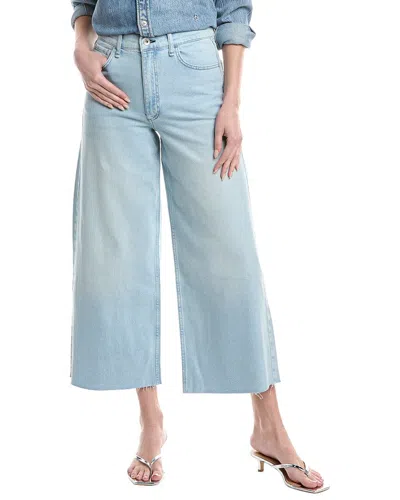 Rag & Bone Serena Crop Wyncote Wide-leg Jean In Blue