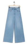 Rag & Bone Serena High Waist Wide Leg Jeans In Light Wash