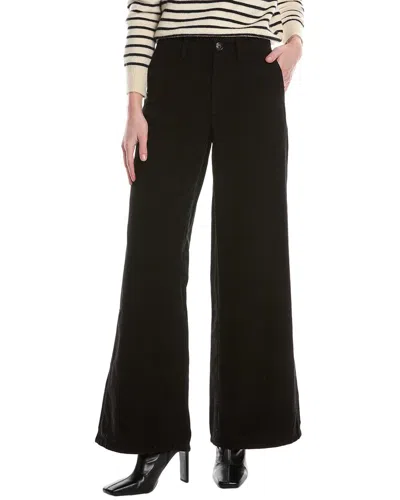 Rag & Bone Serena Wide Leg Chino In Black
