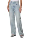 Rag & Bone Shea High-rise Relaxed Straight Embellished Jeans In Desi Pearl