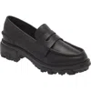 Rag & Bone Black Shiloh Loafers In Black