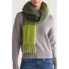 Rag & Bone Shire Ombré Scarf In Charcoal/green