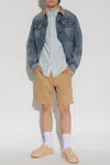 Rag & Bone Perry Cotton-blend Twill Shorts In Beige