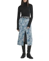 Rag & Bone Sid Denim Midi Skirt In Dnmjacq