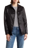 Rag & Bone Razor Metallic Wool-blend Twill Blazer In Black
