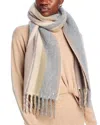 Rag & Bone Siobhan Alpaca & Wool Blend Scarf In Grey Multi