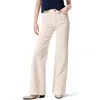 Rag & Bone Skylar High Rise Trouser Jeans In Sand Stone In Ecru