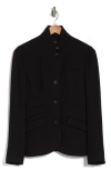 Rag & Bone Slade Wool Stand-collar Blazer In Black