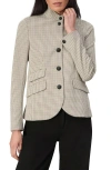 Rag & Bone Slade Italian Plaid Blazer In Greige Multi