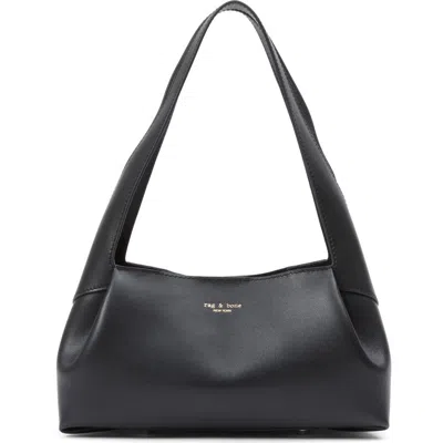 Rag & Bone Slade Leather Shoulder Bag In Black