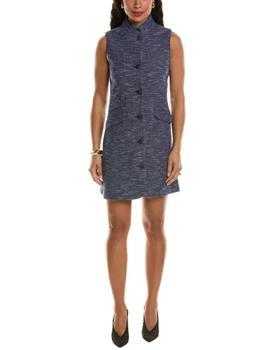 Rag & Bone Slade Mini Dress In Blue