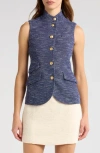 Rag & Bone Slade Vest In Blue Multi