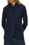 Rag & Bone Slade Japanese Wool Blazer In Navy