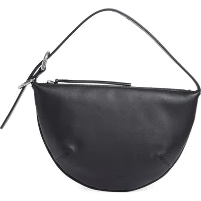 Rag & Bone Small Mercer Leather Hobo Bag In Black