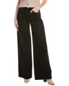 Rag & Bone Sofie Black Wide Leg Jean In Black