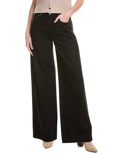 Rag & Bone Sofie Black Wide Leg Jean