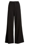 Rag & Bone Sofie Wide-leg Ponte Pants In Black