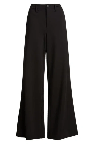 Rag & Bone Sofie Wide-leg Ponte Pants In Black