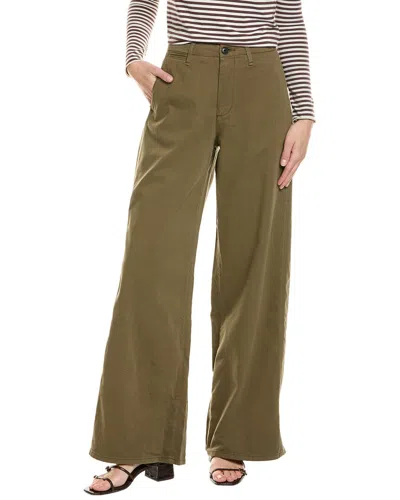 Rag & Bone Sofie Wide Leg Chino In Green