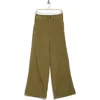 Rag & Bone Sofie Wide Leg Chino Pants In Green
