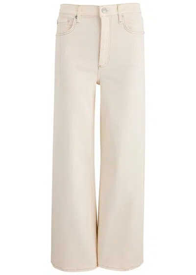 Rag & Bone Sofie Wide-leg Jeans In Ecru