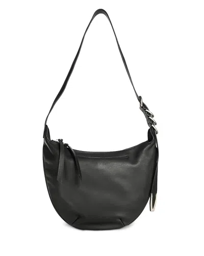 Rag & Bone Spire Leather Hobo Bag In Black